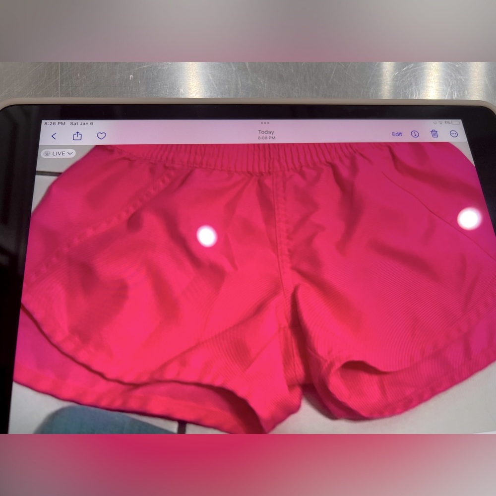 Pink shorts
